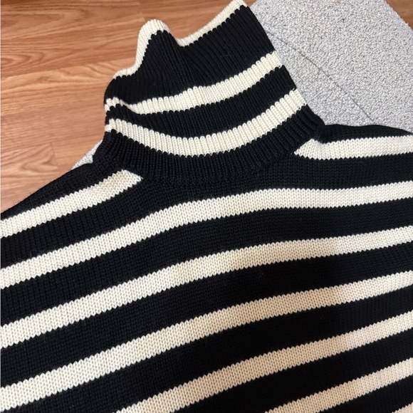 Toteme Signature Stripe Turtleneck Sweater - Picture 4 of 11